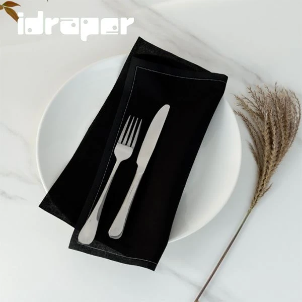 Discount Black Cotton Napkins